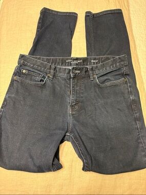 Banana Republic Men's Straight Dark Blue Jeans